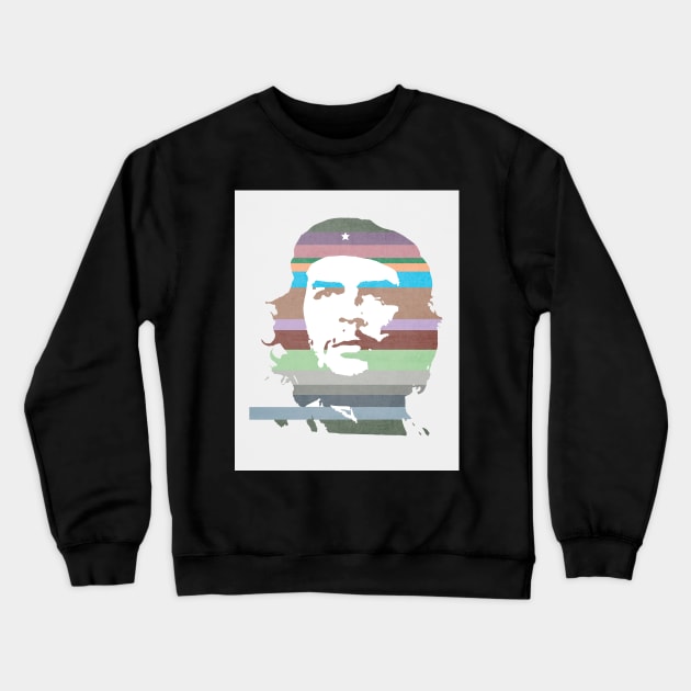 Che Guevara technicolor Crewneck Sweatshirt by bernardojbp